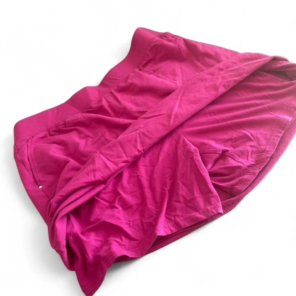 Sport Savvy Hot Pink Tennis Skort XL | Athletic Mini Skirt with Built-In Shorts